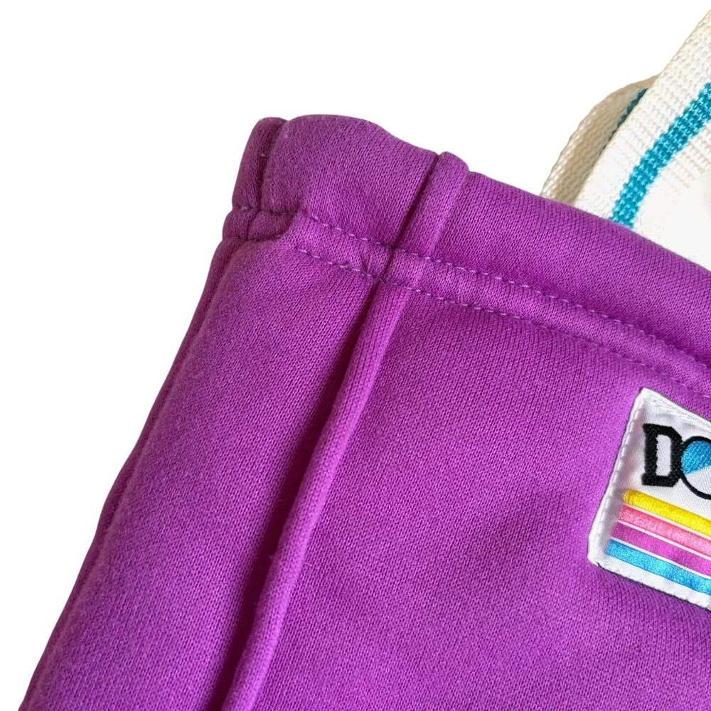 Dooffles Plush Stuffed Vintage 1980's Kid's Tote Bag (Purple)